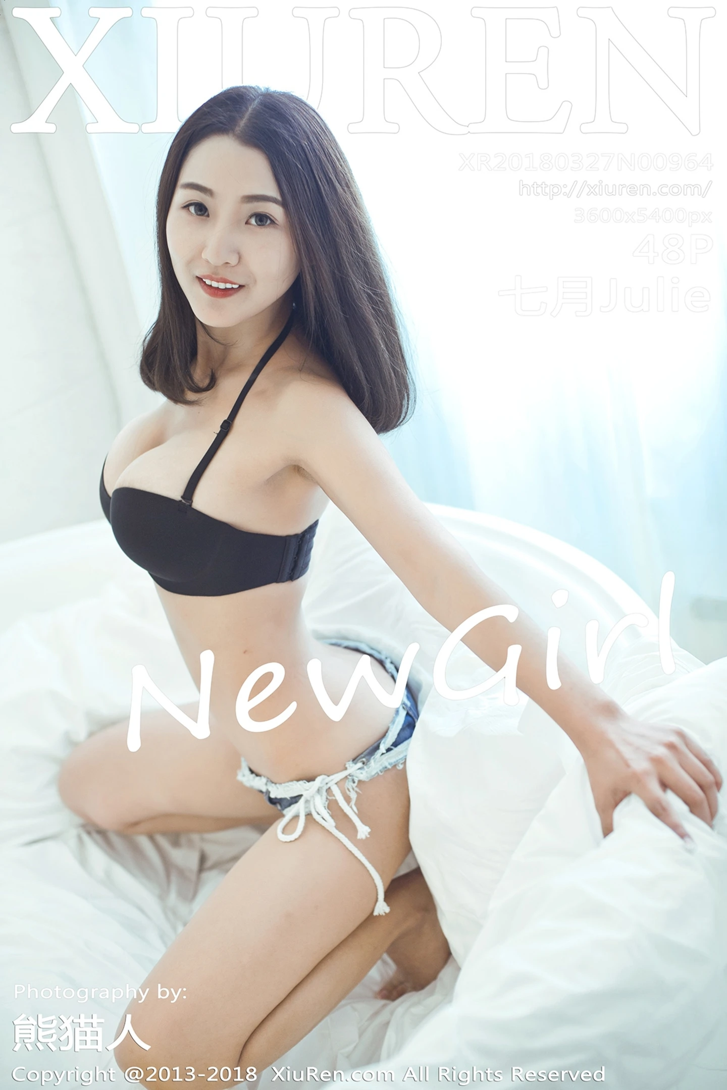 [XiuRen秀人网]No.964_高挑嫩模七月Julie私房低胸连体服+蕾丝浴室湿身诱惑写真48P-秀人网 - XiuRen.Pro